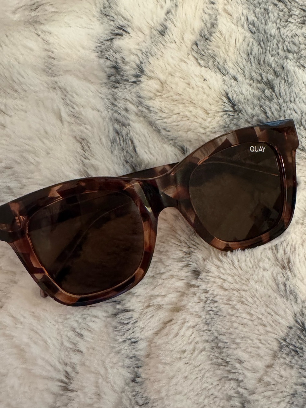Quay Australia Tortoiseshell Brown Cat Eye Sunglasses